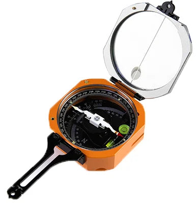 Geology Brunton Type Compass Harbin Factory HGC-6 Aluminium Magnetic Compass for Surveying Geologist Surveyor